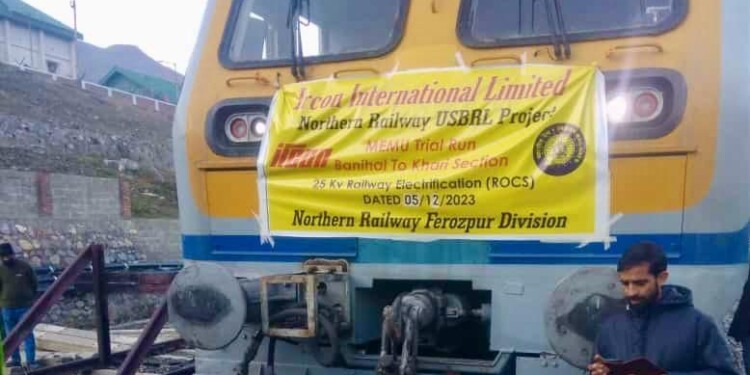 USBRL Project: Trial run of electric train between Banihal-Khari stations conducted successfully