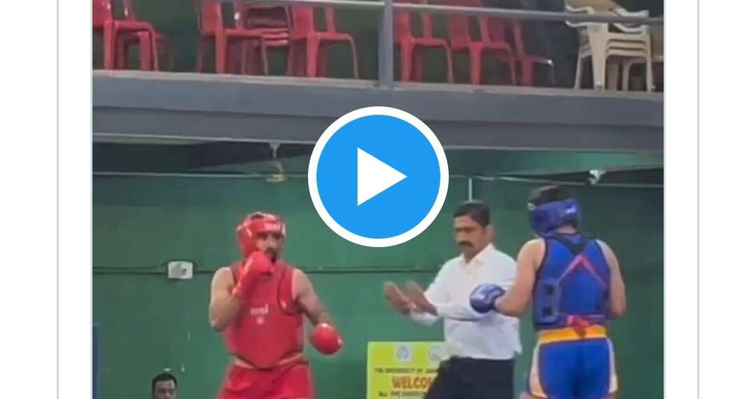 WATCH: Kamran Mohammad Shamas (Indian Muhammad Ali )and Naveed Farooq Mir Shine at All India Inter University Wushu Championship 2024