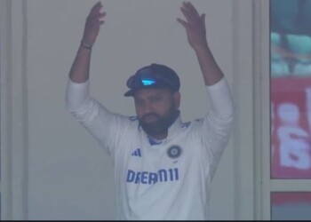 WATCH: “Rohit Sharma Upset by ‘Declaration Confusion’ in Rajkot Test, Players Told to Return”