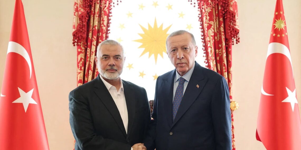Turkey’s Erdogan Meets Hamas Chief In Istanbul, Israel Reacts