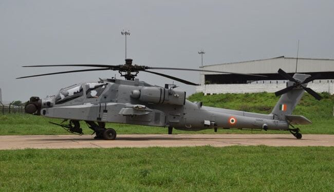 IAF Apache Chopper Damaged During Emergency Landing In Ladakh, Pilots Safe