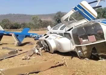 Helicopter En-route to pick up…crashes in…