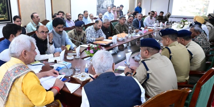 Lt Governor chairs review meeting of Shri Amarnath Ji Yatra