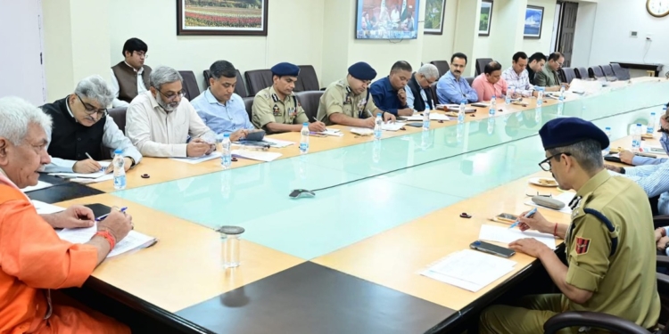 Lt Governor chairs high level meeting to review Muharram arrangements