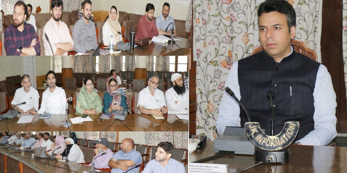 District Level Consultation Workshop held in Srinagar to Enhance Rural Development