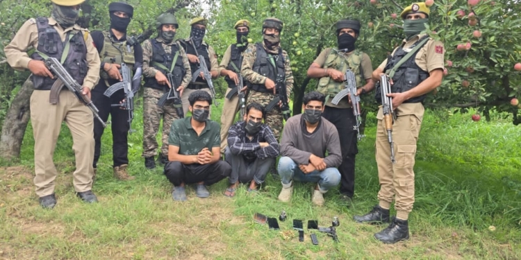 3 LeT Militant Associates Arrested Along With Arms And Ammunition In Anantnag: Police