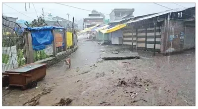 Flash floods in Kangan