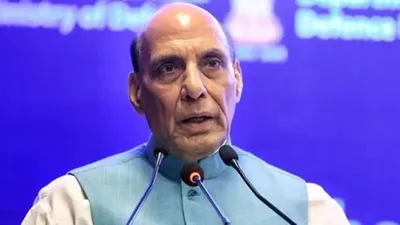 Defence Minister Rajnath Singh holds important meet on security in J-K; NSA, army chief present
