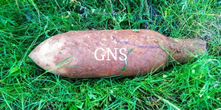 Rusted Shell Recovered In Rajouri