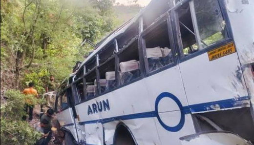 3 Killed, Over 24 Injured As Bus Falls Into Drain In…
