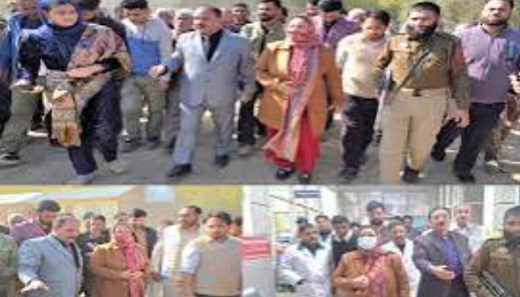 Sakeena Masood conducts surprise inspection of SMHS Hospital, Super Speciality hospital Srinagar