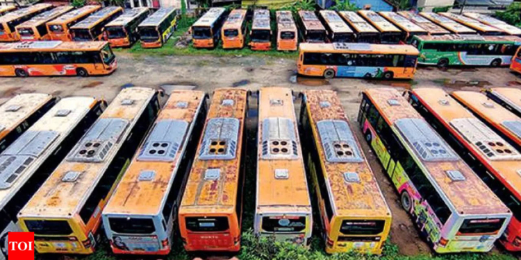 JKRTC Claims 50 Per Cent Revenue Loss as Bus Operations in Srinagar are Halted