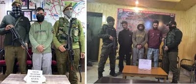 Five drug peddlers held with contraband in….