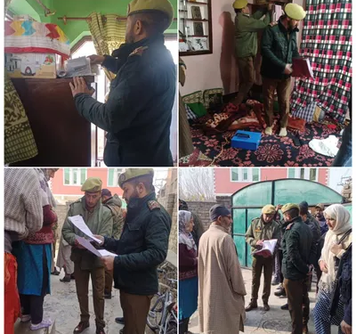 Misuse of social media,Police conduct raid in Natipora Srinagar
