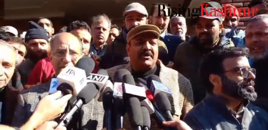 Budgam Bypolls: Deputy CM, Nasir Aslam Wani meet MP Aga Ruhullah at his residence 