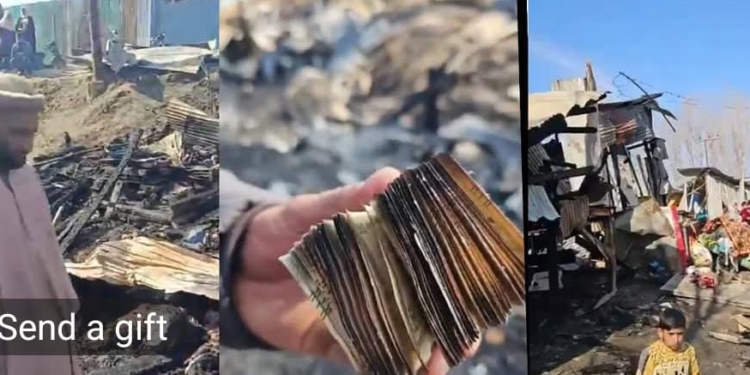 Fire Guts Five Tin-Sheds in Srinagar Outskirts, Victims Lose Lakhs in Cash