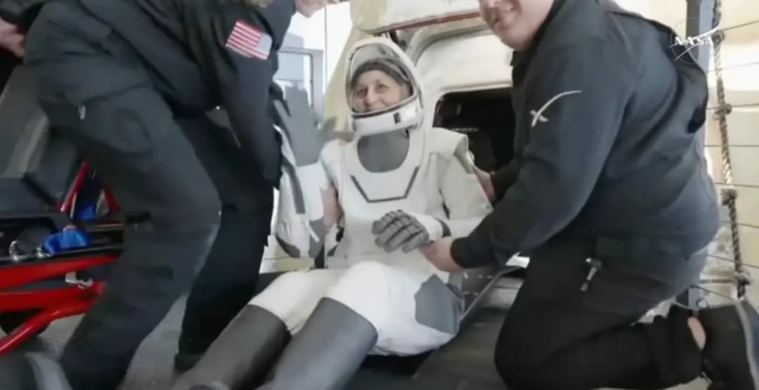 Sunita Williams Smiles, Waves As She Returns Home After 286 Days In Space