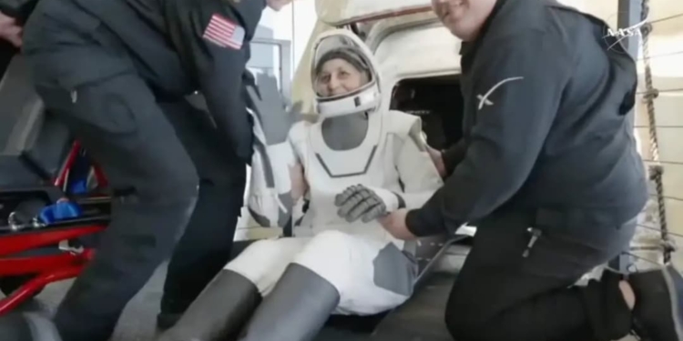 Sunita Williams Smiles, Waves As She Returns Home After 286 Days In Space