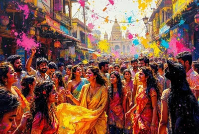 Unity in diversity: Holi, Jumma namaz held in peace across country