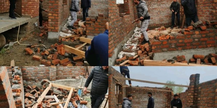 SMC conducts demolition drive to address illegal constructions in Shalteng and Maloora