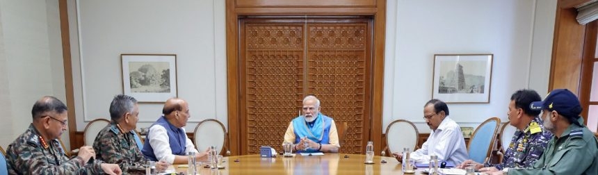 PM Modi chairs high-level meeting with Defence Minister Rajnath Singh, CDS and armed forces chiefs