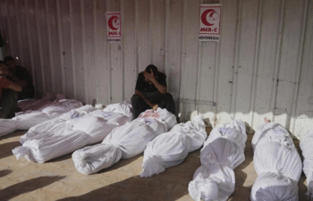 Israeli airstrikes in Gaza kill 70 people, including 22 children, health officials say