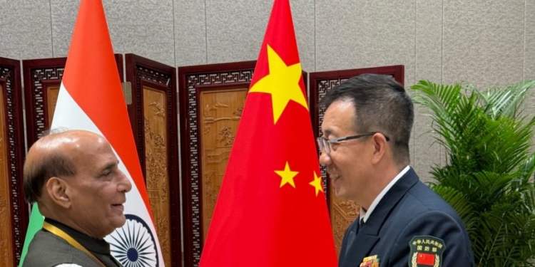 Rajnath Singh meets Chinese counterpart General Don Jun, says “Incumbent on two nations to maintain positive momentum