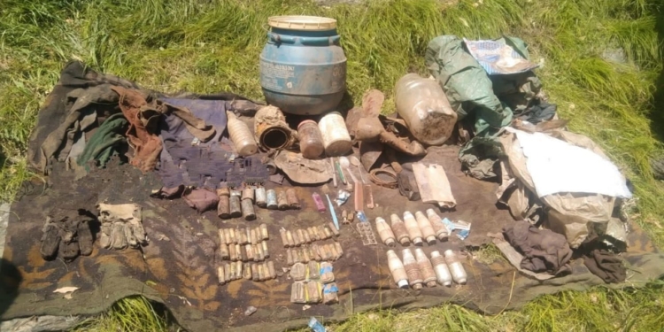 Militant Hideout Busted in Rajouri; Cache of Arms Recovered