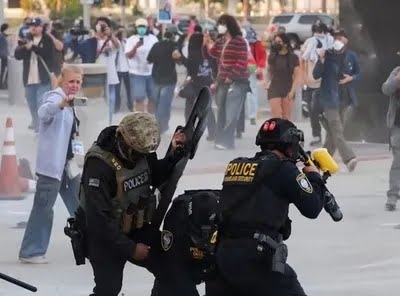 Protests intensify in Los Angeles after Trump deploys hundreds of National Guard troops