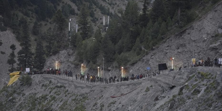 Amarnath Yatra | Over 12,000 Pilgrims Have Darshan Of Naturally Formed Ice ‘Shivling’