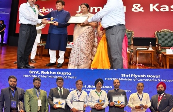 J&K clinches Gold at National ODOP Awards 2024 for second consecutive year