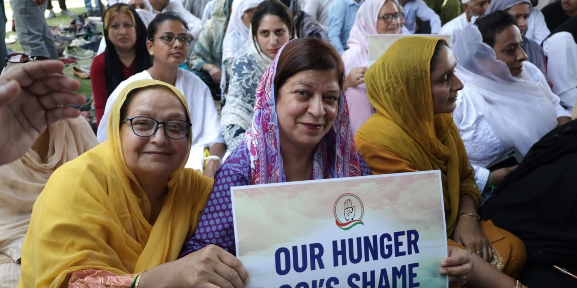 Congress Begins 11-Day Hunger Strike in Srinagar for Statehood