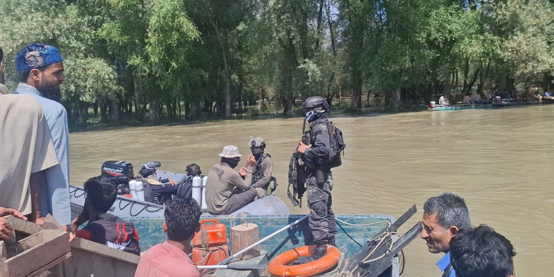 Search for Drowned Youth Continues for Sixth Day in Bandipora, SDRF, Navy Divers on Job