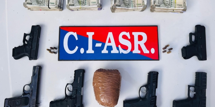 Cross-Border Arms and Narcotics Smuggling Module Busted in Amritsar