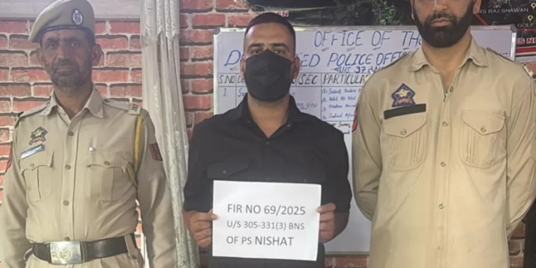Theft Case solved in Srinagar; accused arrested, Stolen property recovered: Police