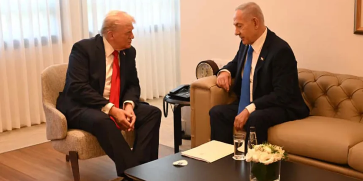 Netanyahu meets Trump at Knesset, accepts Egypt’s invite for Gaza Peace Summit