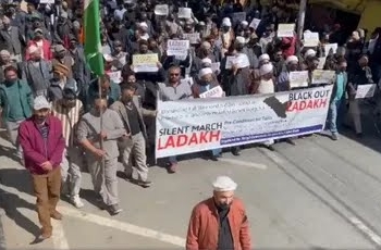 Silent march foiled in Leh, held peacefully in Kargil; leaders welcome judicial probe