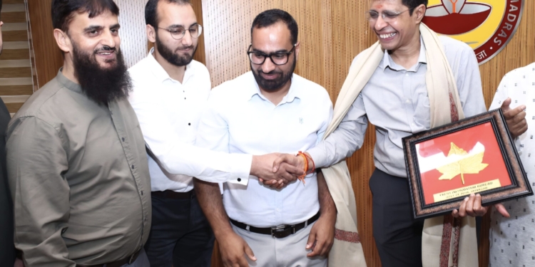 IIT Madras Director Meets Kashmiri Journalists; Issues Open Invitation for J&K Schools to Connect and Join Tech Program