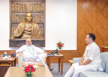 LoP Sunil Sharma meets Amit Shah, discusses key J&K issues