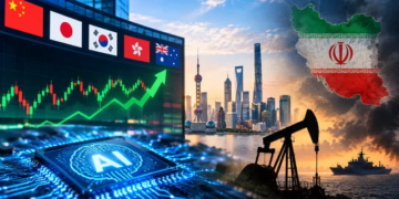 Asian shares mostly rise amid market optimism about AI, despite Iran worries