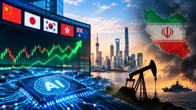 Asian shares mostly rise amid market optimism about AI, despite Iran worries